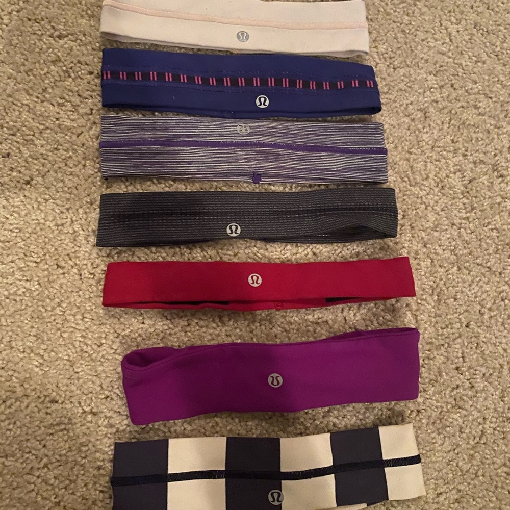Lululemon headband bundle (8 headbands)